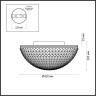 Потолочная люстра ODEON LIGHT MODERN MALAGA 4937/4C